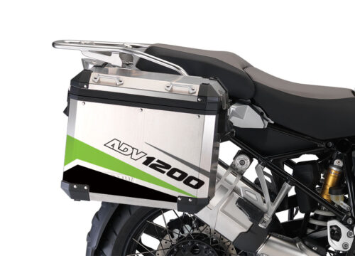 BMW Aluminum Side Panniers Vivo Toxic Green Stickers Kit