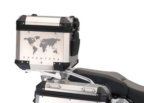 BMW Aluminum Top Box The Globe Grey Matte Stickers