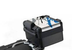 BSTI 2250 Vario Top Box BMW R1200GS LC Safari Blue Black Stickers 1