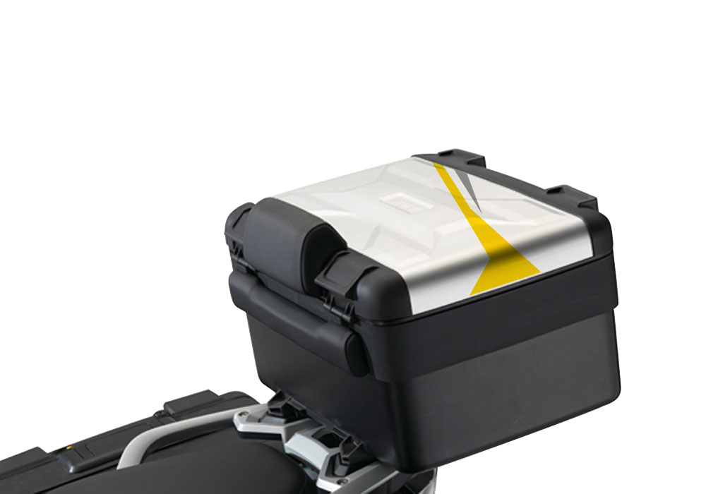 BSTI 2311 Vario TopBox BMW R1200GS LC Alive Stickers Kit Yellow Grey 1