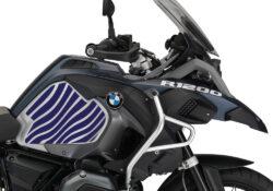 BMW R1200GS LC Adventure Ocean Blue Zebra Side Tank Stickers