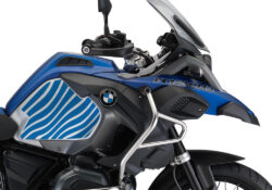 BMW R1200GS LC Adventure Racing Blue Zebra Side Tank Stickers