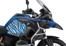 BMW R1200GS LC Adventure Racing Blue Zebra Side Tank