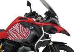 BMW R1200GS LC Adventure Racing Red Zebra Side Tank