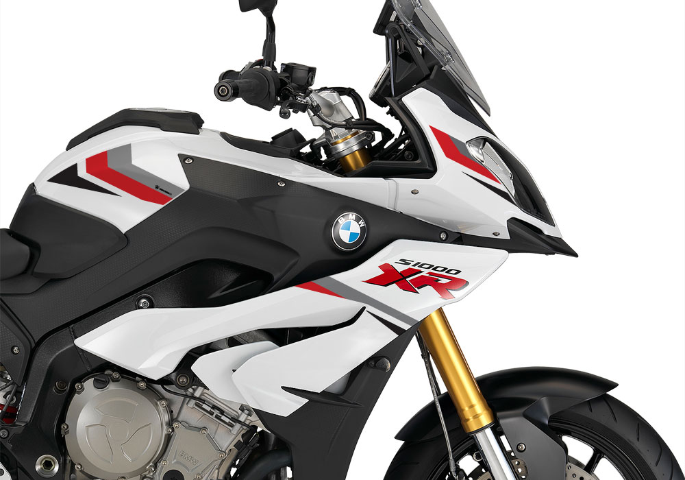BMW S1000XR Alpine White Alive Red/ Grey Stickers Kit - Image 2