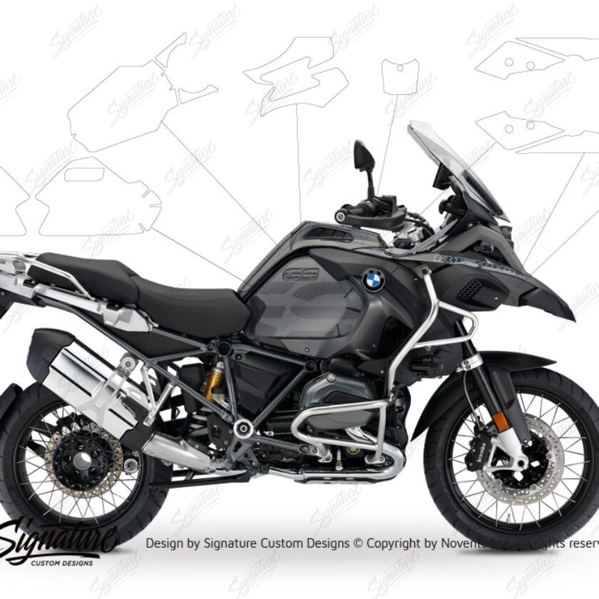 BMW R1200GS LC Adventure Triple Black Paint self-healing