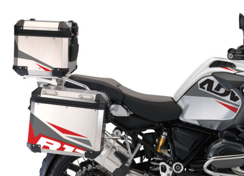 BSTI 2263 BMW R1200GS Adventure Alluminium Top Box Alive Grey Red 02 1