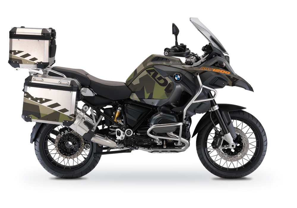 BSTI 2269 BMW R1200GS Adventure Alluminium Top Box M90 Military Camo 01 1