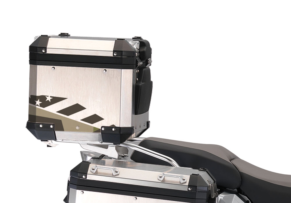 BSTI 2269 BMW R1200GS Adventure Alluminium Top Box M90 Military Camo 03 1