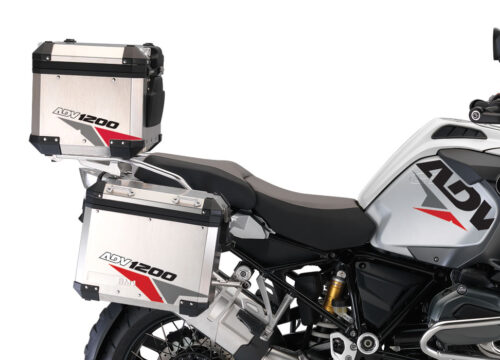 BSTI 2282 BMW R1200GS Adventure Alluminium Top Box Velos Red Grey 02 1