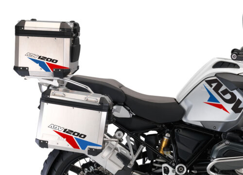 BSTI 2284 BMW R1200GS Adventure Alluminium Top Box Velos Red Blue 02 1
