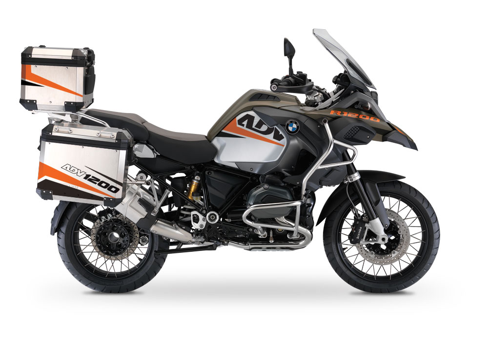 BSTI 2296 BMW R1200GS Adventure Alluminium Top Box Vivo Orange Black 01 1