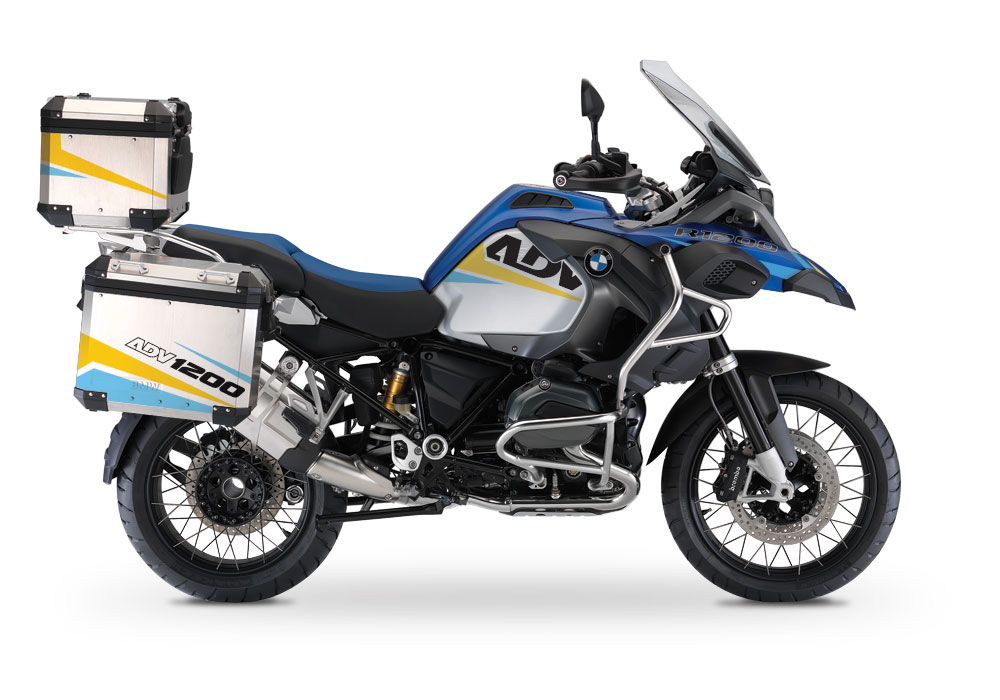 BSTI 2298 BMW R1200GS Adventure Alluminium Top Box Vivo Light Blue Yellow 01 1