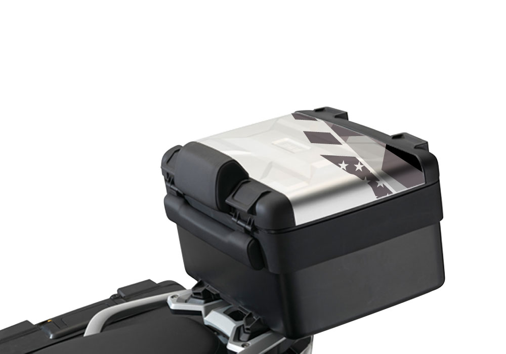 BSTI 2315 Vario TopBox BMW R1200GS LC M90 Stickers Kit Grey Camo 1