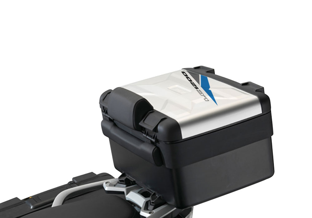 BSTI 2332 Vario Top Box BMW R1200GS LC Velos Blue Grey Stickers Kit 1