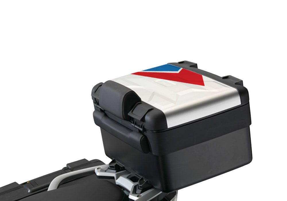 BSTI 2337 Vario Top Box BMW R1200GS LC Vivo Red Blue Stickers Kit 1