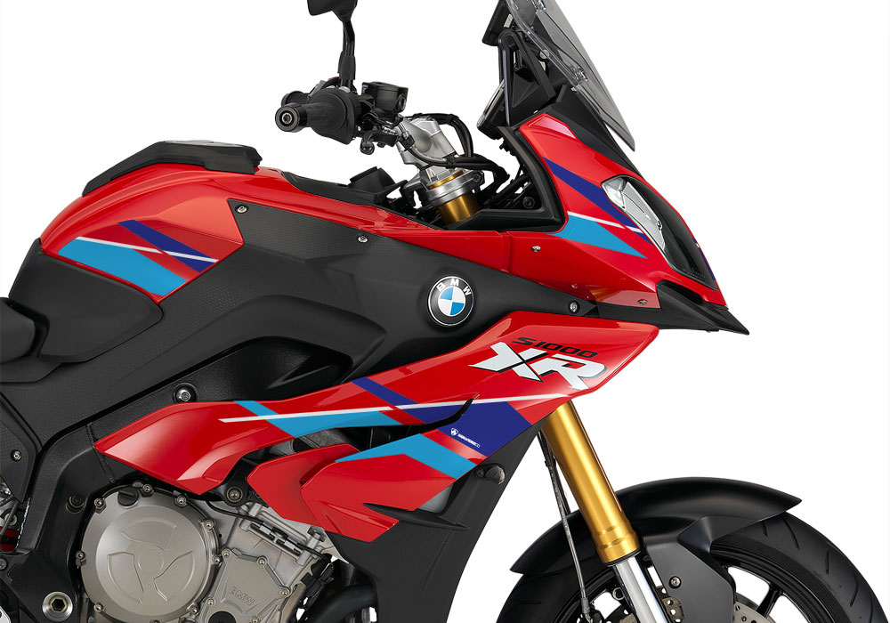 BMW S1000XR Racing Red Stingray M Sport Stickers Kit - Image 2