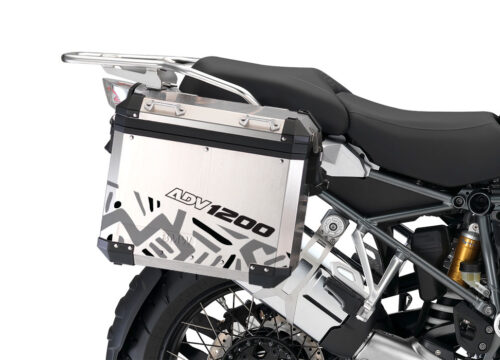 BMW Aluminum Side Pannier Massai Stickers Kit