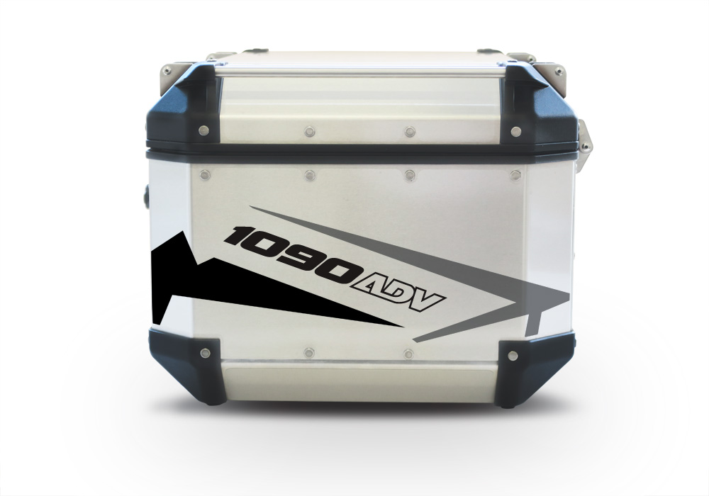 Givi Trekker Outback Top Box Spike Black & Grey Stickers Kit - Image 6