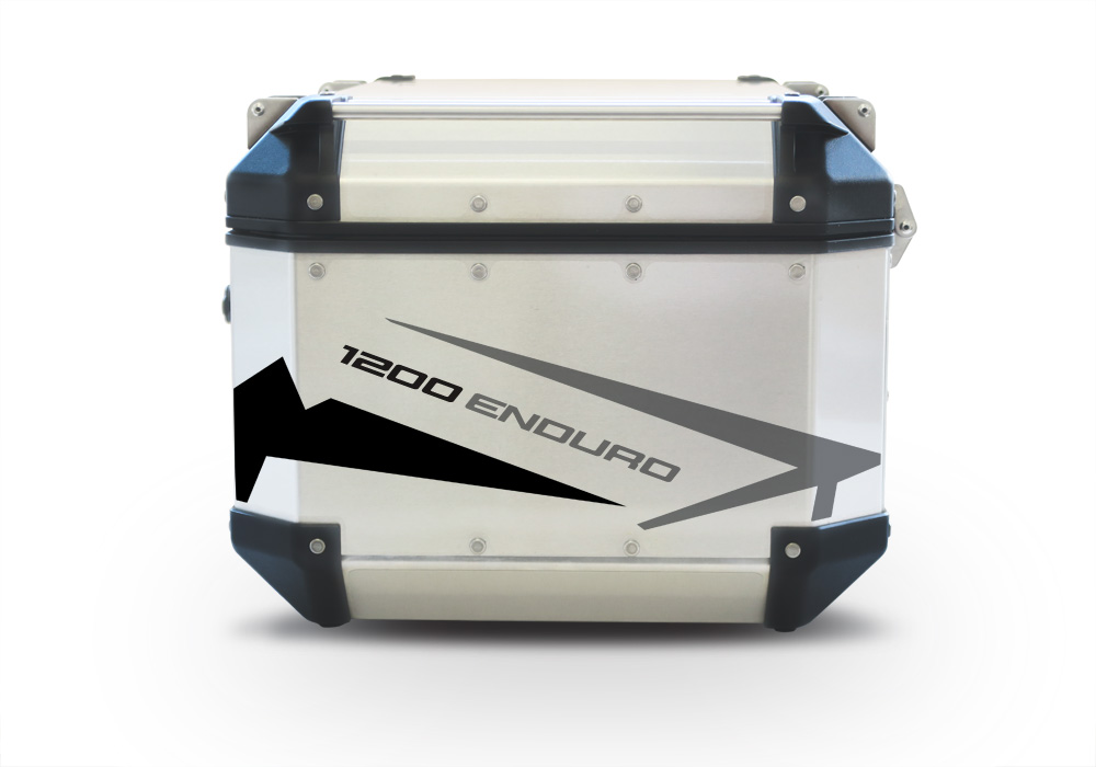 Givi Trekker Outback Top Box Spike Black & Grey Stickers Kit - Image 5