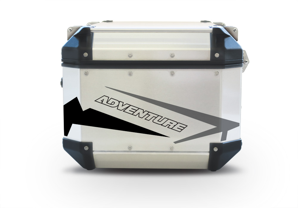 Givi Trekker Outback Top Box Spike Black & Grey Stickers Kit - Image 3