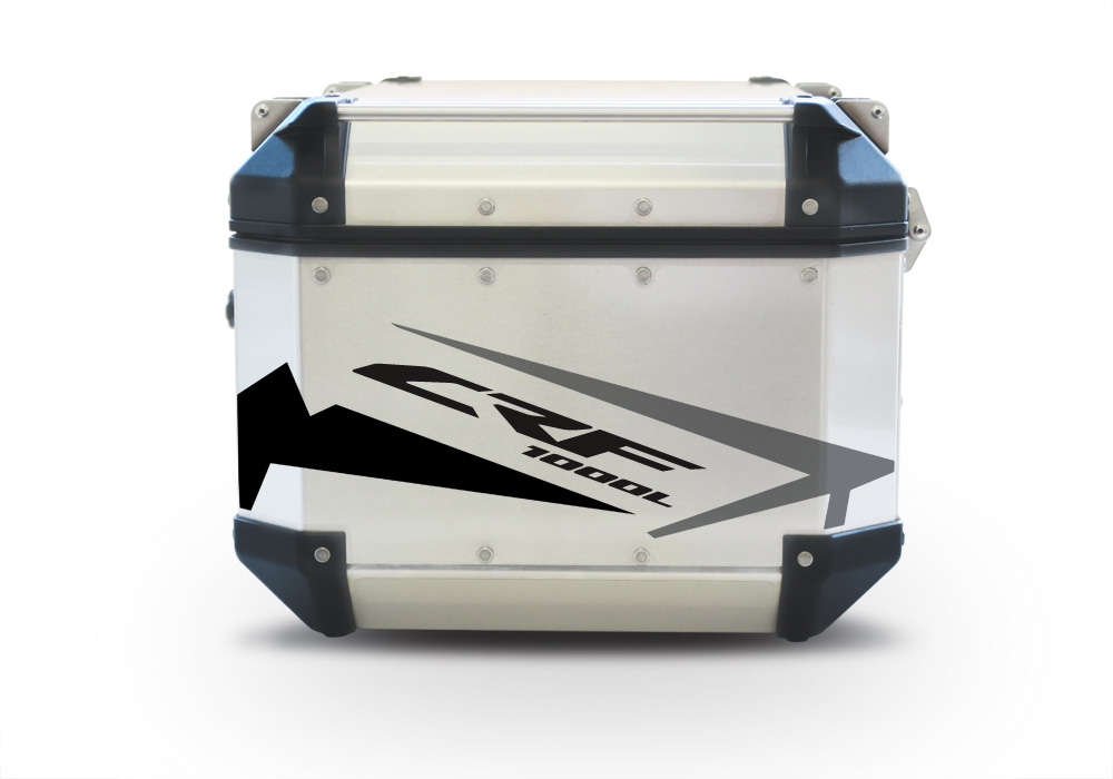 Givi Trekker Outback Top Box Spike Black & Grey Stickers Kit - Image 2