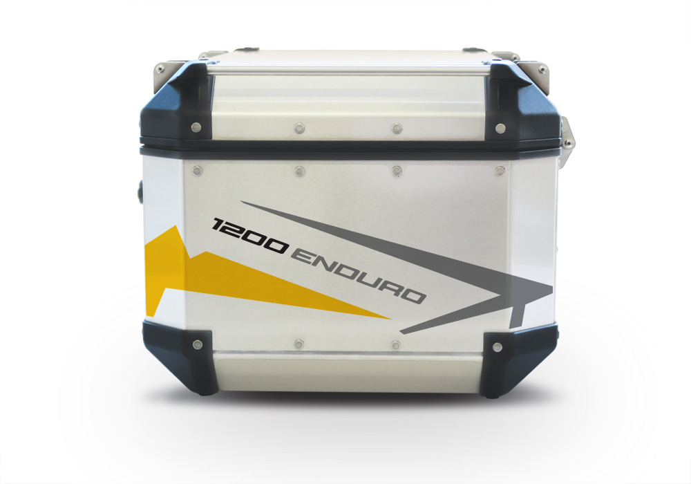 Givi Trekker Outback Top Box Spike Yellow/ Grey Stickers Kit - Image 6