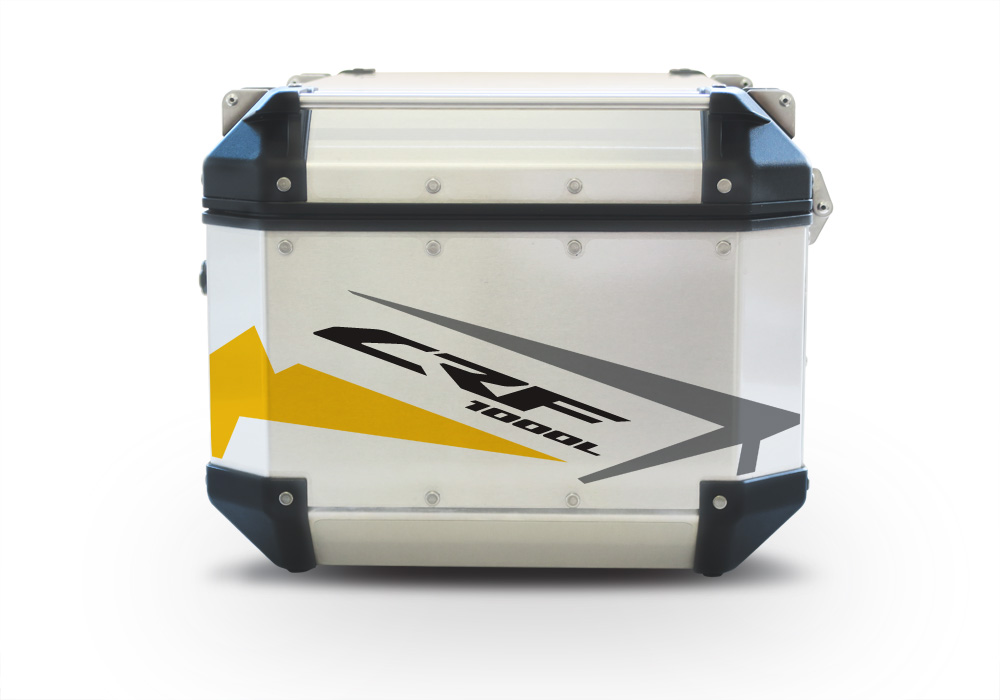 Givi Trekker Outback Top Box Spike Yellow/ Grey Stickers Kit