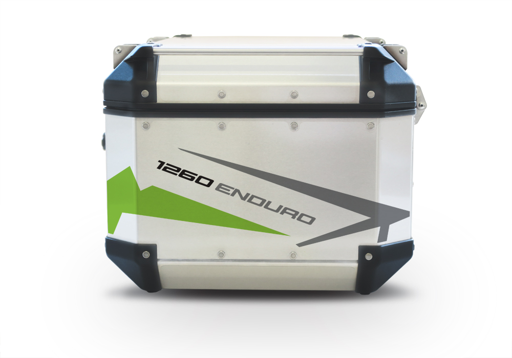 GISTI 2461 Givi Trekker Outback Top Box 42lt 58lt Spike Toxic Green Stickers Kit 1260ENDURO