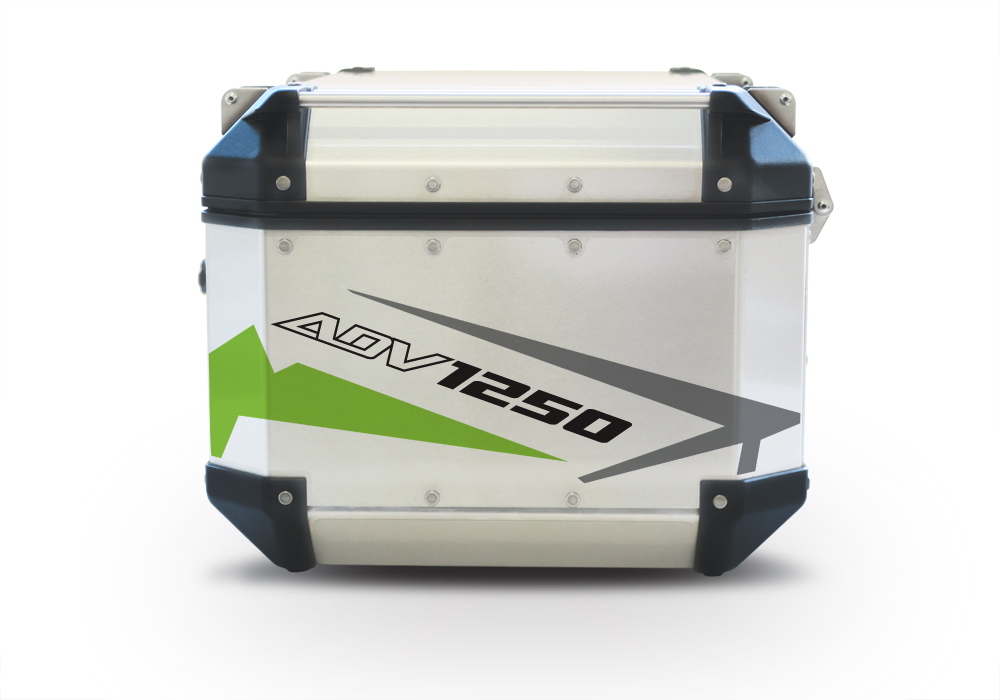 GISTI 2461 Givi Trekker Outback Top Box 42lt 58lt Spike Toxic Green Stickers Kit ADV1250