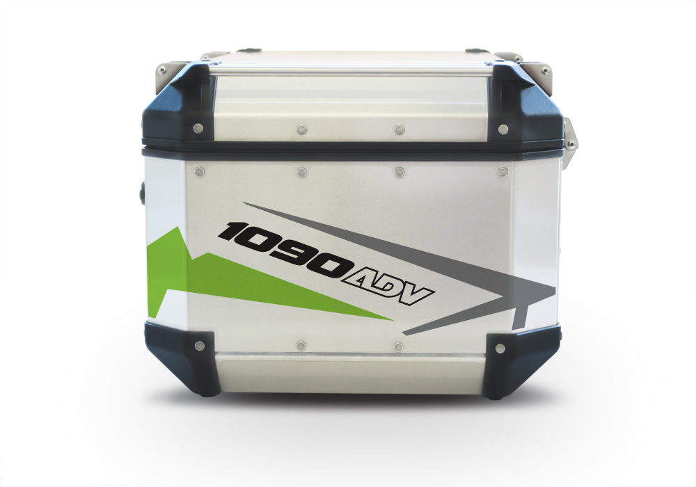 Givi Trekker Outback Top Box Spike Toxic Green Stickers Kit - Image 8