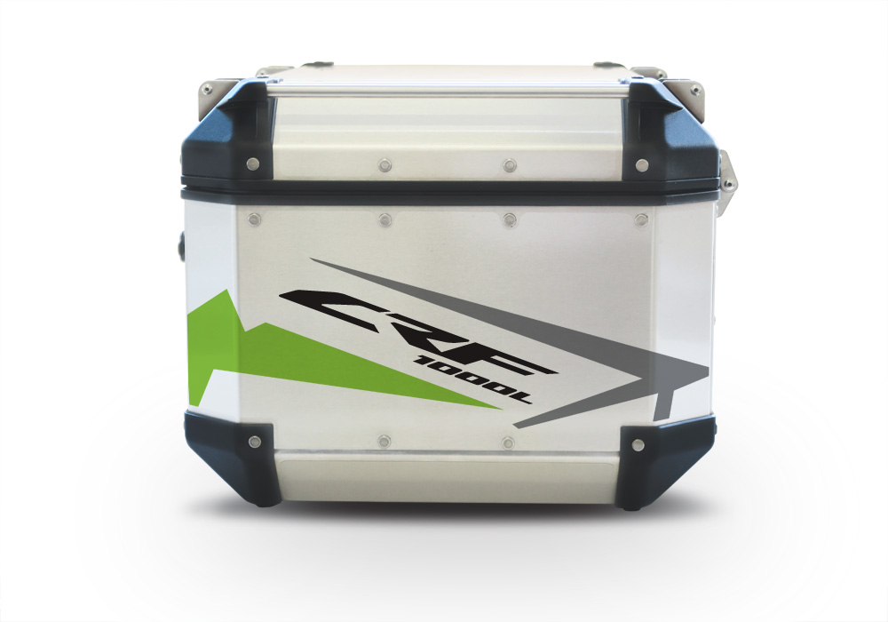 Givi Trekker Outback Top Box Spike Toxic Green Stickers Kit - Image 4