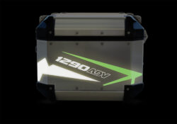 Givi Trekker Outback Top Box Spike Blue/Green Reflective Stickers Kit