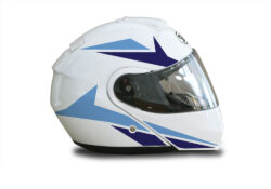 Shoei Neotec White Alive Series Blue Variations Stickers Kit