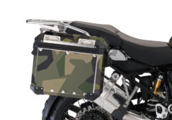 BMW Aluminum Panniers M90 Full wrap Green Camo Stickers Kit