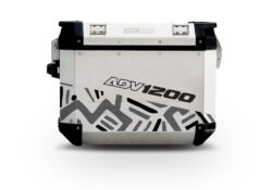 Givi Trekker Outback Side Panniers Massai Black & Grey Stickers Kit