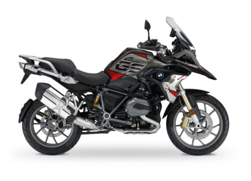 BMW R1200GS LC 2017+ Iced Chocolate Metallic Exclusive Vector Series Red & Black Stickers Kit