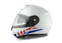 Schuberth C3 Pro Helmet (White) The Flag Series Croatia sticker