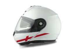 Schuberth C3 Pro Helmet (White) The Flag Series England sticker