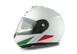 Schuberth C3 Pro Helmet (White) The Flag Series Italy sticker