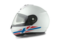 Schuberth C3 Pro Helmet (White) The Flag Series Norway sticker