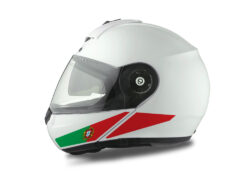 Schuberth C3 Pro Helmet (White) The Flag Series Portugal sticker