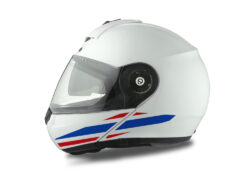 Schuberth C3 Pro Helmet (White) The Flag Series Thailand sticker
