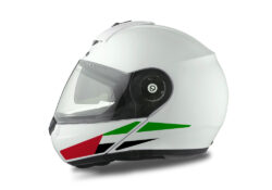 Schuberth C3 Pro Helmet (White) The Flag Series UAE sticker