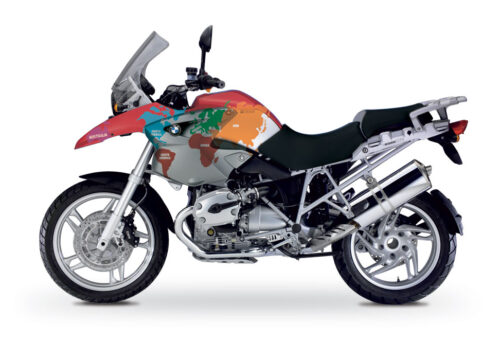 BMW R1200GS 2004-2007 Rock Red The Globe Stickers Kit