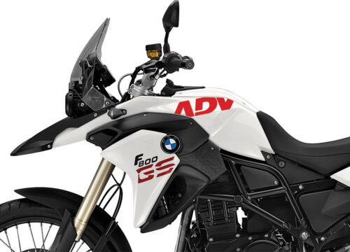 BMW F800GS Alpine White ADV Tank Stickers