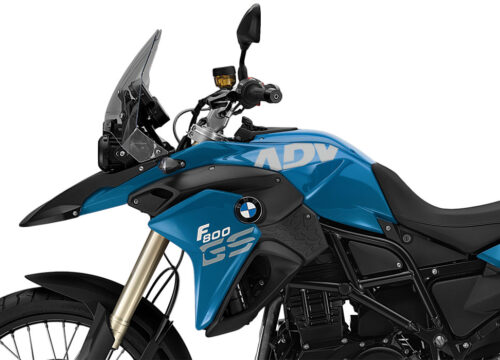 BMW F800GS Cordoba Blue ADV Tank Stickers