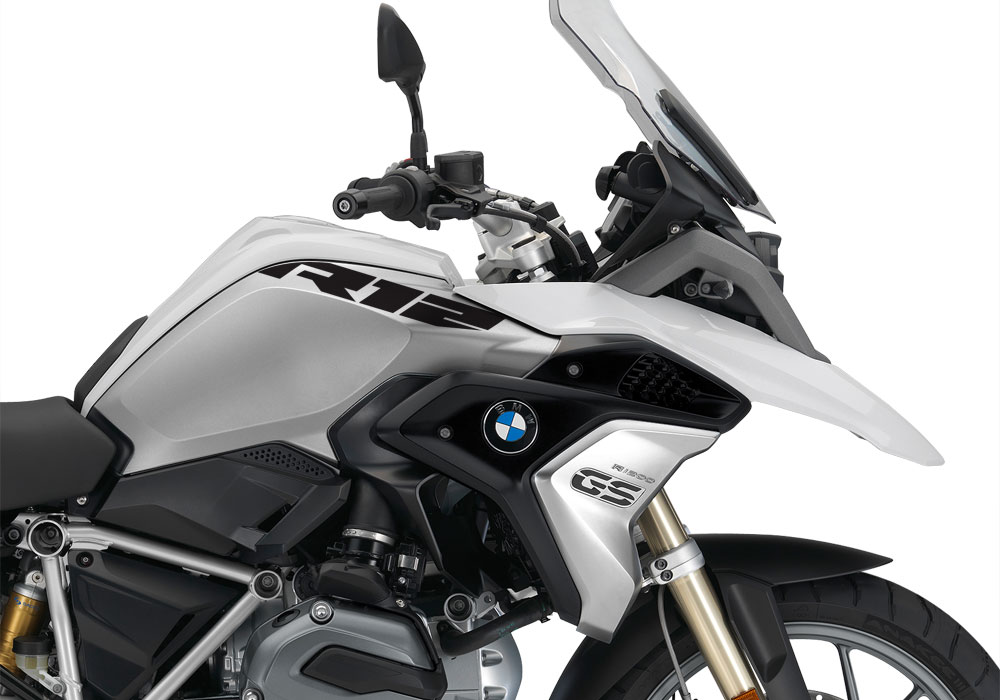 BMW R1200GS LC 2017+ Light White R12 Tank Stickers