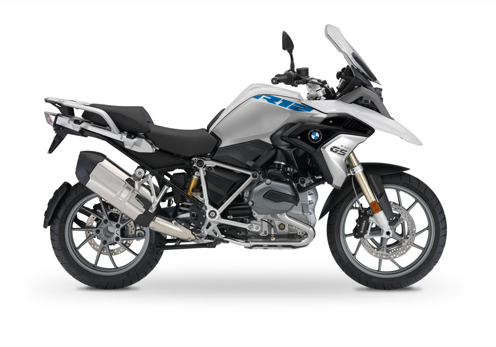 BMW R1200GS LC 2017+ Light White R12 Tank Stickers - Image 12