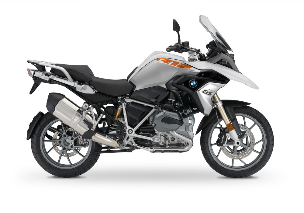 BMW R1200GS LC 2017+ Light White R12 Tank Stickers - Image 10